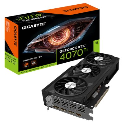 GigaByte nVidia GeForce RTX 4070 Ti 12Gb GV-N407TWF3OC-12GD