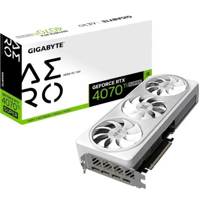 GigaByte nVidia GeForce RTX 4070 Ti Super 16Gb GV-N407TSAERO OC-16GD