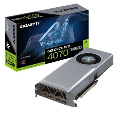 GigaByte nVidia GeForce RTX 4070 Ti Super 16Gb GV-N407TSAI TOP-16GD