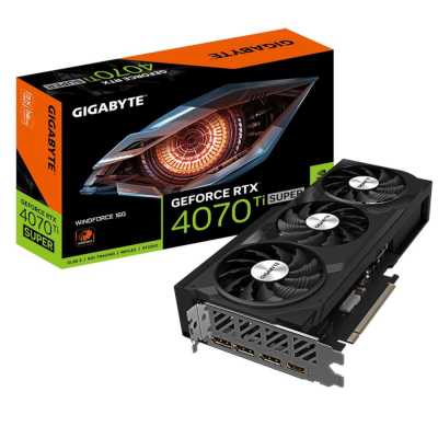 GigaByte nVidia GeForce RTX 4070 Ti Super 16Gb GV-N407TSWF3-16GD