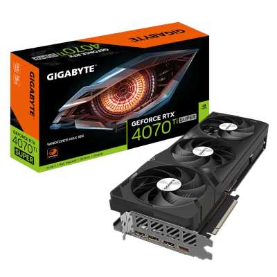 GigaByte nVidia GeForce RTX 4070 Ti Super 16Gb GV-N407TSWF3MAX-16GD