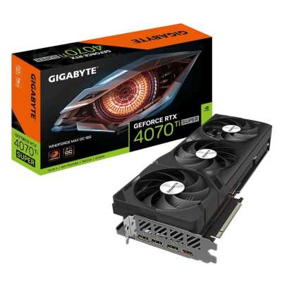 GigaByte nVidia GeForce RTX 4070 Ti Super 16Gb GV-N407TSWF3MAX OC-16GD