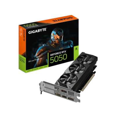 GigaByte nVidia GeForce RTX 5050 8Gb Low Profile GV-N5050D6-8GL