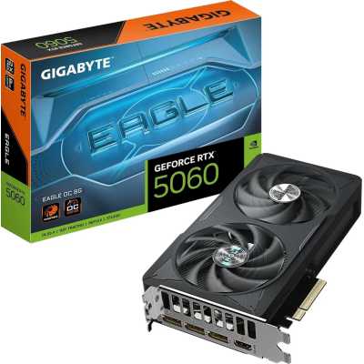 видеокарта GigaByte nVidia GeForce RTX 5060 8Gb GV-N5060EAGLE OC-8GD 1.0