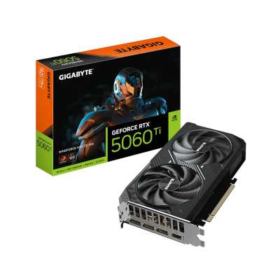 видеокарта GigaByte nVidia GeForce RTX 5060 Ti 16Gb GV-N506TWF2MAX OC-16GD 1.0