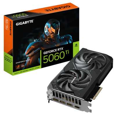 GigaByte nVidia GeForce RTX 5060 Ti 16Gb GV-N506TWF2OC-16GD