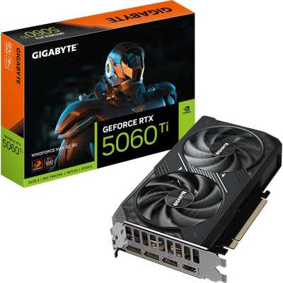 видеокарта GigaByte nVidia GeForce RTX 5060 Ti 8Gb GV-N506TWF2MAX-8GD