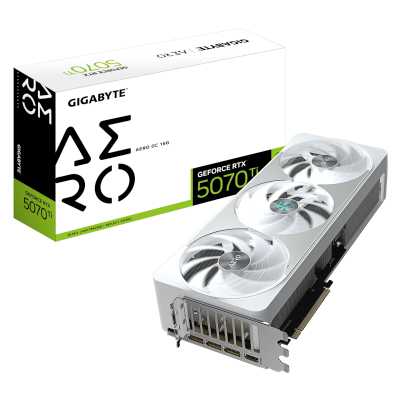 GigaByte nVidia GeForce RTX 5070 Ti 16Gb GV-N507TAERO OC-16GD 1.0