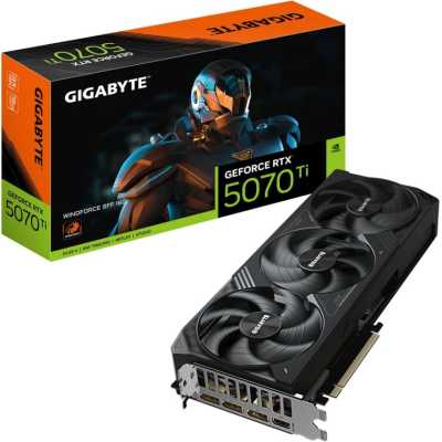 GigaByte nVidia GeForce RTX 5070 Ti 16Gb GV-N507TWF3-16GD 1.0