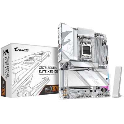материнская плата GigaByte X870 Aorus Elite X ICE