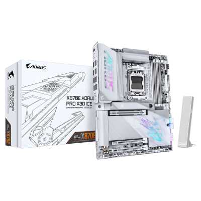 материнская плата GigaByte X870E Aorus Pro X3D ICE