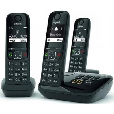радиотелефон Gigaset AS690A Trio Black