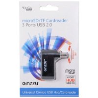 разветвитель USB Ginzzu GR-413UB