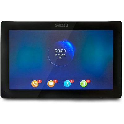 видеодомофон Ginzzu MPI-1002 Black