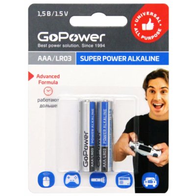батарейки GoPower 00-00019862