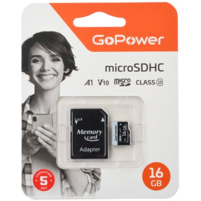 карта памяти GoPower 16GB 00-00025674