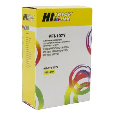 картридж Hi-Black HB-PFI-107Y