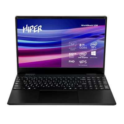 ноутбук Hiper WorkBook U26-15FII3123R8S5WPG