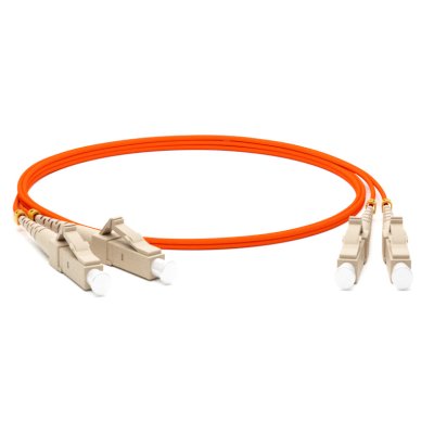 патч-корд оптический Hyperline FC-D2-50-LC/PR-LC/PR-H-2M-LSZH-OR