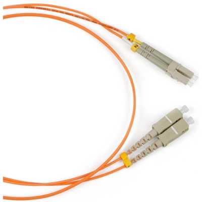 патч-корд оптический Hyperline FC-D2-50-LC/PR-SC/PR-H-3M-LSZH-OR