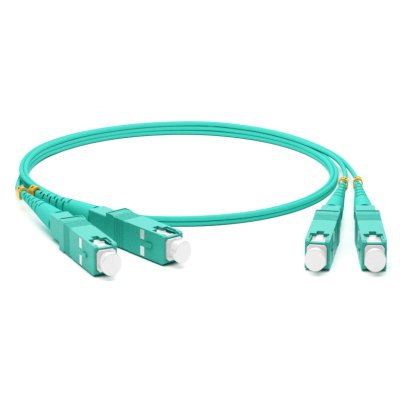 патч-корд оптический Hyperline FC-D2-503-SC/PR-SC/PR-H-2M-LSZH-AQ