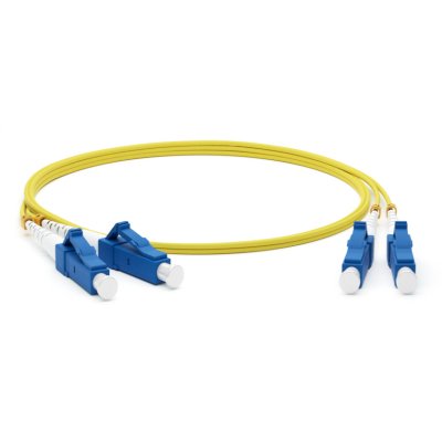 патч-корд оптический Hyperline FC-D2-9-LC/UR-LC/UR-H-10M-LSZH-YL