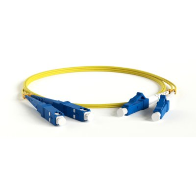 патч-корд оптический Hyperline FC-D2-9-LC/UR-SC/UR-H-20M-LSZH-YL