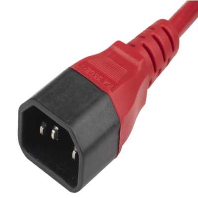 кабель питания Hyperline PWC-IEC13-IEC14-5.0-RD
