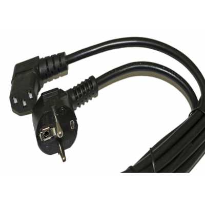 кабель питания Hyperline PWC-IEC13A-SHM-3.0-BK