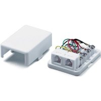 Hyperline SB-2-6P4C-C2-WH