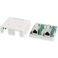 Hyperline SB2-2-8P8C-C5e-SH-WH