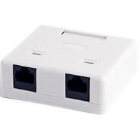 розетка компьютерная Hyperline SB2-2-8P8C-C5e-WH