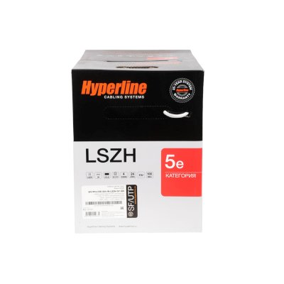 витая пара Hyperline SFUTP4-C5E-S24-IN-LSZH-GY-305