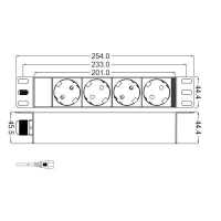 Hyperline SHT10-4SH-IEC
