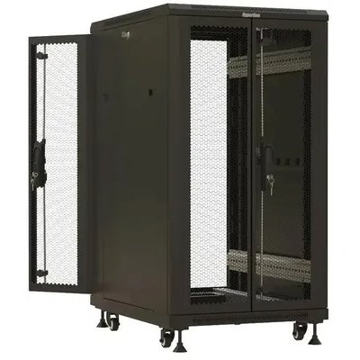 телекоммуникационный шкаф Hyperline TTBR-1866-DD-RAL9004
