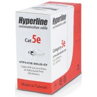 Hyperline UTP4-C5E-SOLID-GY