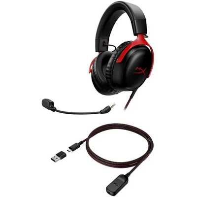гарнитура HyperX Cloud III Black/Red 727A9AA