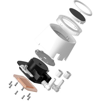 кулер ID-Cooling FX240 LCD White