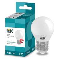 лампа светодиодная IEK ECO G45 LLE-G45-7-230-40-E27