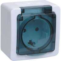 розетка силовая IEK Гермес Plus ERMP12-K03-16-54-EC