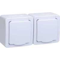 розетка силовая IEK Гермес Plus ERMP22-K01-16-54-EC