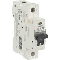 автоматический выключатель IEK M06N 1P C 63А Armat AR-M06N-1-C063