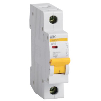 автоматический выключатель IEK ВА47-29 1Р 10А 4,5кА В MVA20-1-010-B