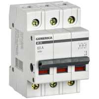 выключатель нагрузки IEK ВН-32 3Р 63А Generica MNV15-3-063