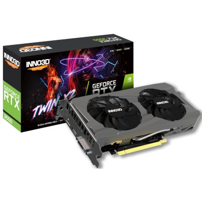 Inno3D nVidia GeForce RTX 3050 Twin X2 8Gb N30502-08D6-1711VA41