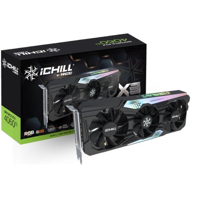Inno3D nVidia GeForce RTX 4060 Ti iChill X3 8Gb C406T3-08D6X-17113389
