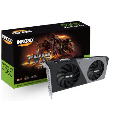 Inno3D nVidia GeForce RTX 4060 Twin X2 OC 8Gb N40602-08D6X-173051N