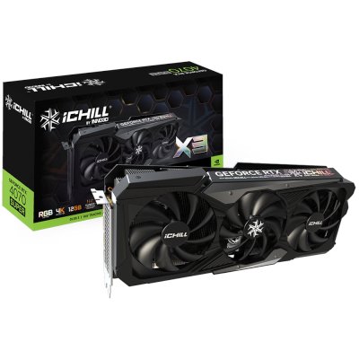 видеокарта Inno3D nVidia GeForce RTX 4070 Super iChill X3 12Gb C407S3-126XX-186148H