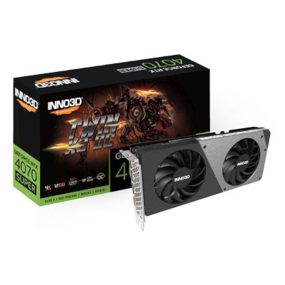 Inno3D nVidia GeForce RTX 4070 Super Twin X2 OC 12Gb N407S2-126XX-186162N