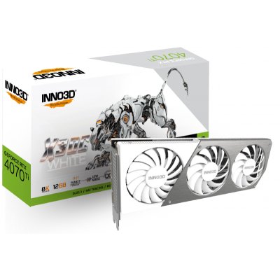 Inno3D nVidia GeForce RTX 4070 Ti X3 OC White 12G N407T3-126XX-186148W